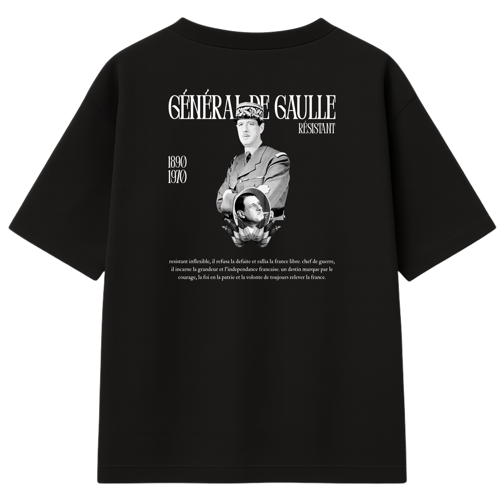 T-shirt Charles De Gaulle : I