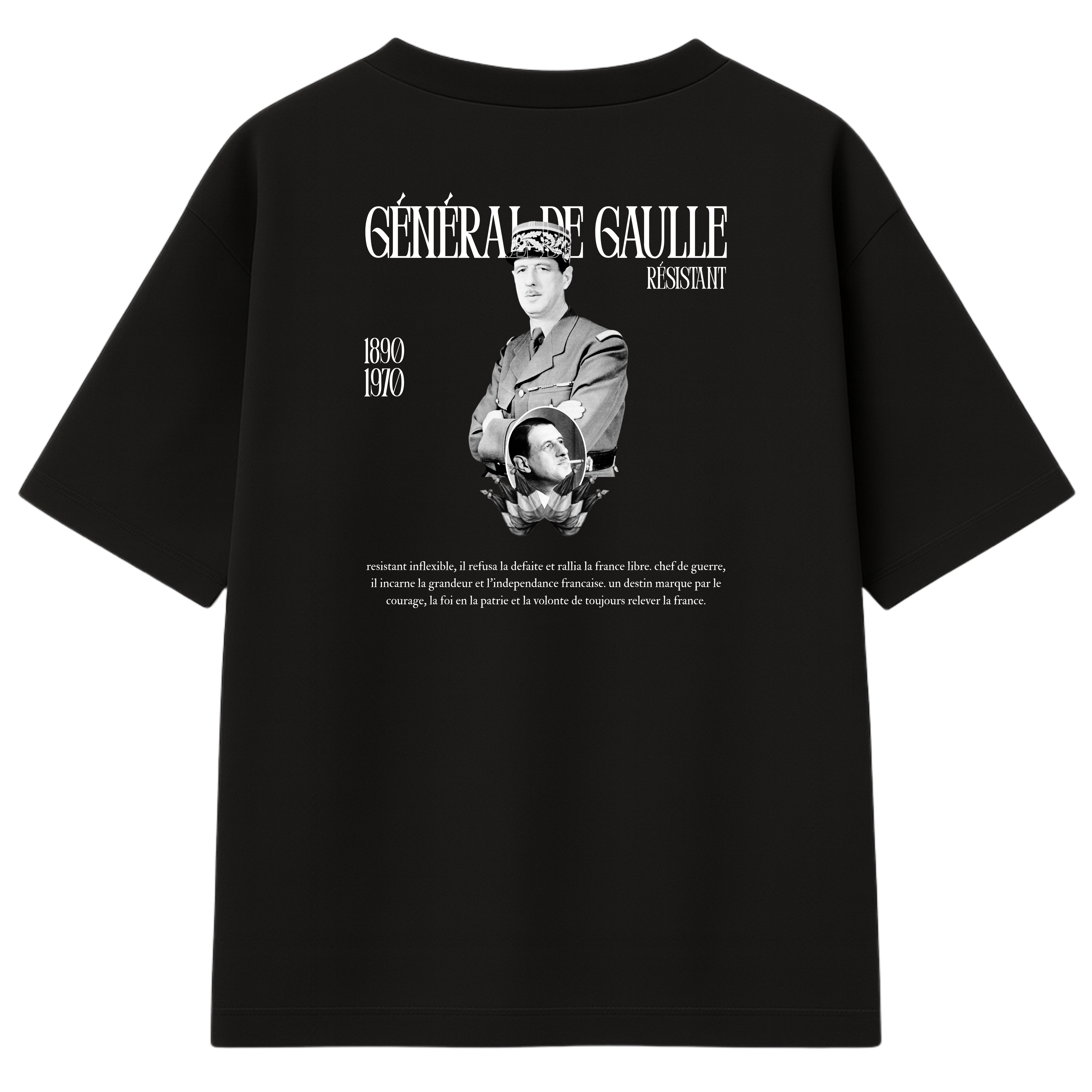 T-shirt Charles De Gaulle : I