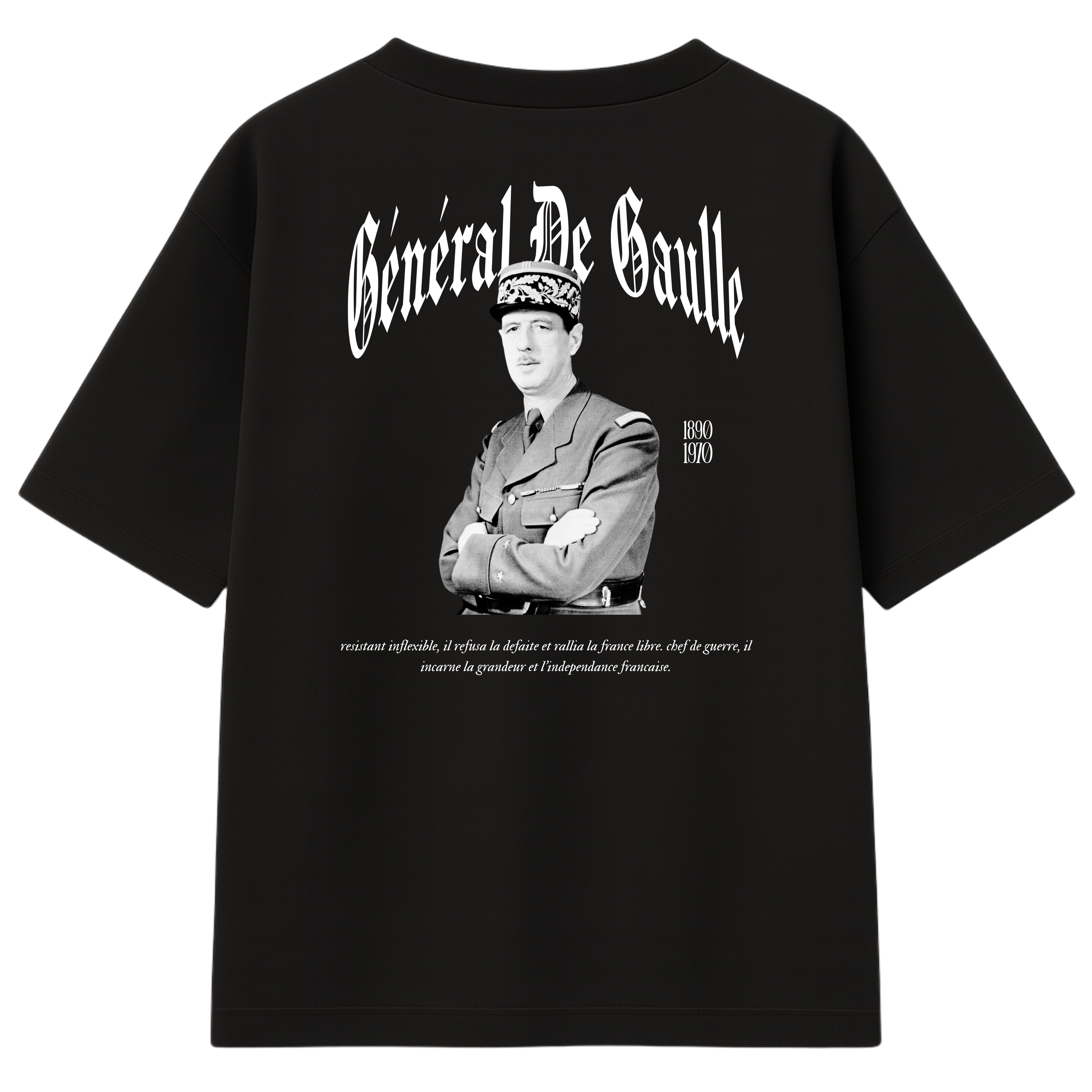 T-shirt Charles De Gaulle : I