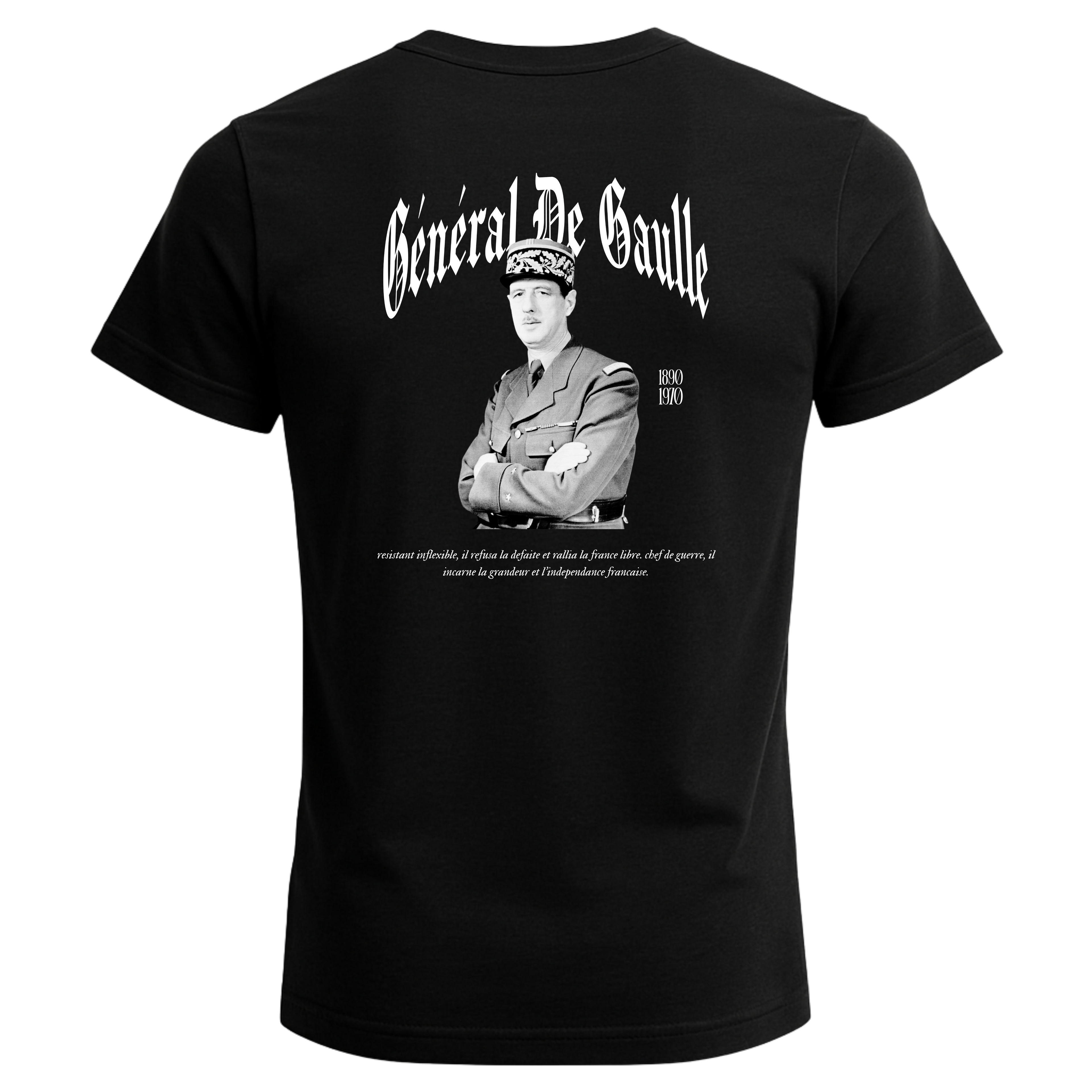 T-shirt Charles De Gaulle : I