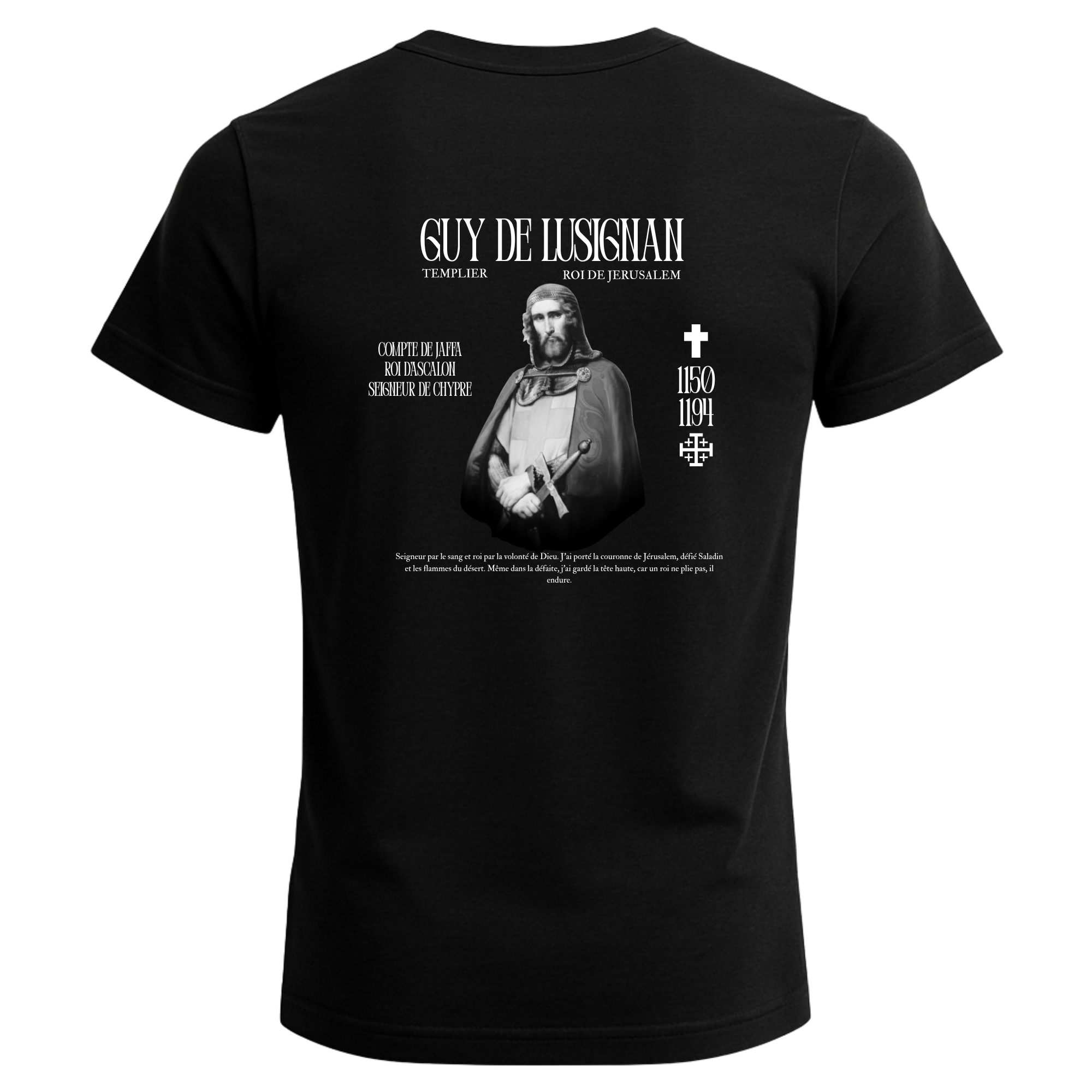 T-shirt Guy de Lusignan : I