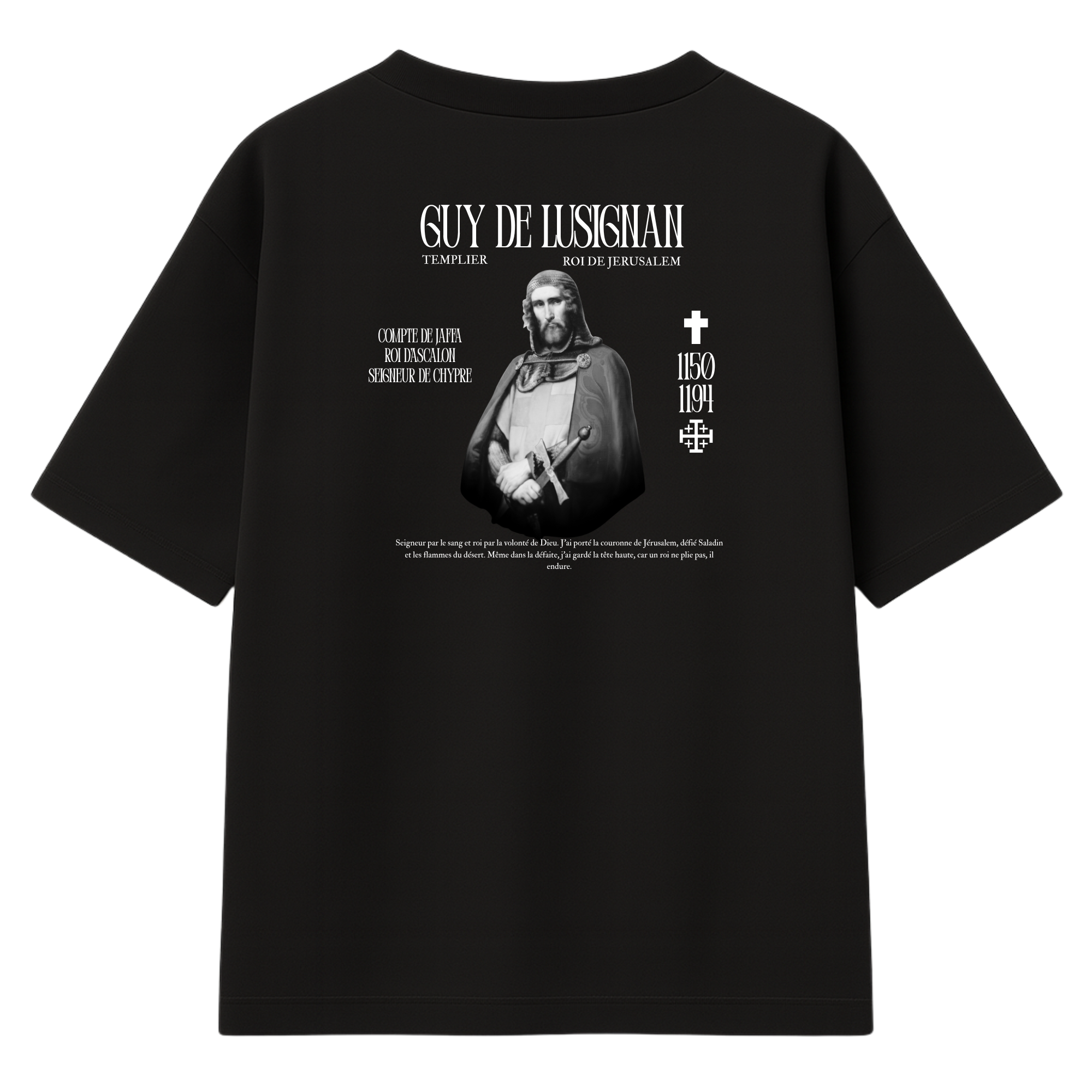 T-shirt Guy de Lusignan : I