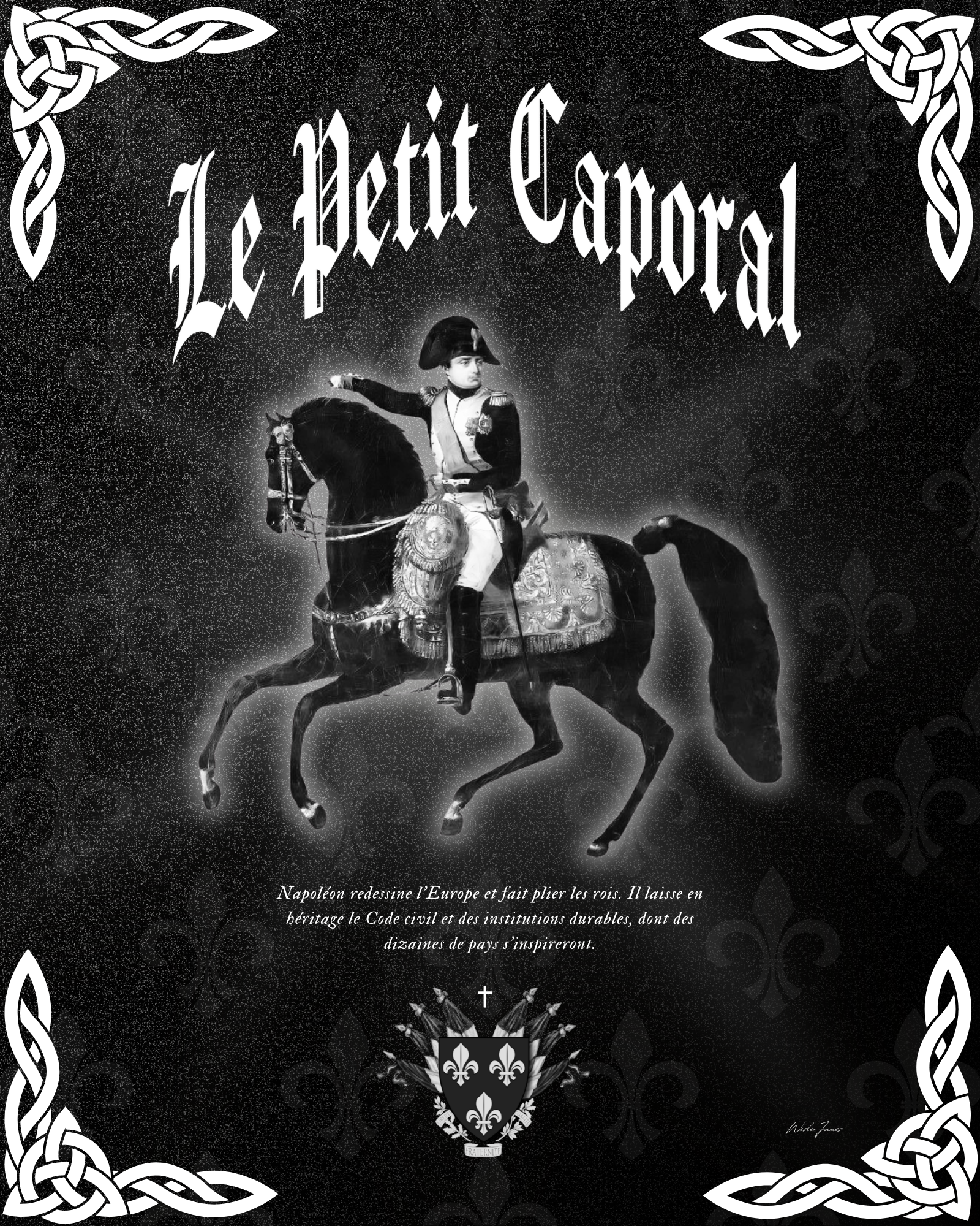 Tableau Artisanal en Or - Napoléon : I