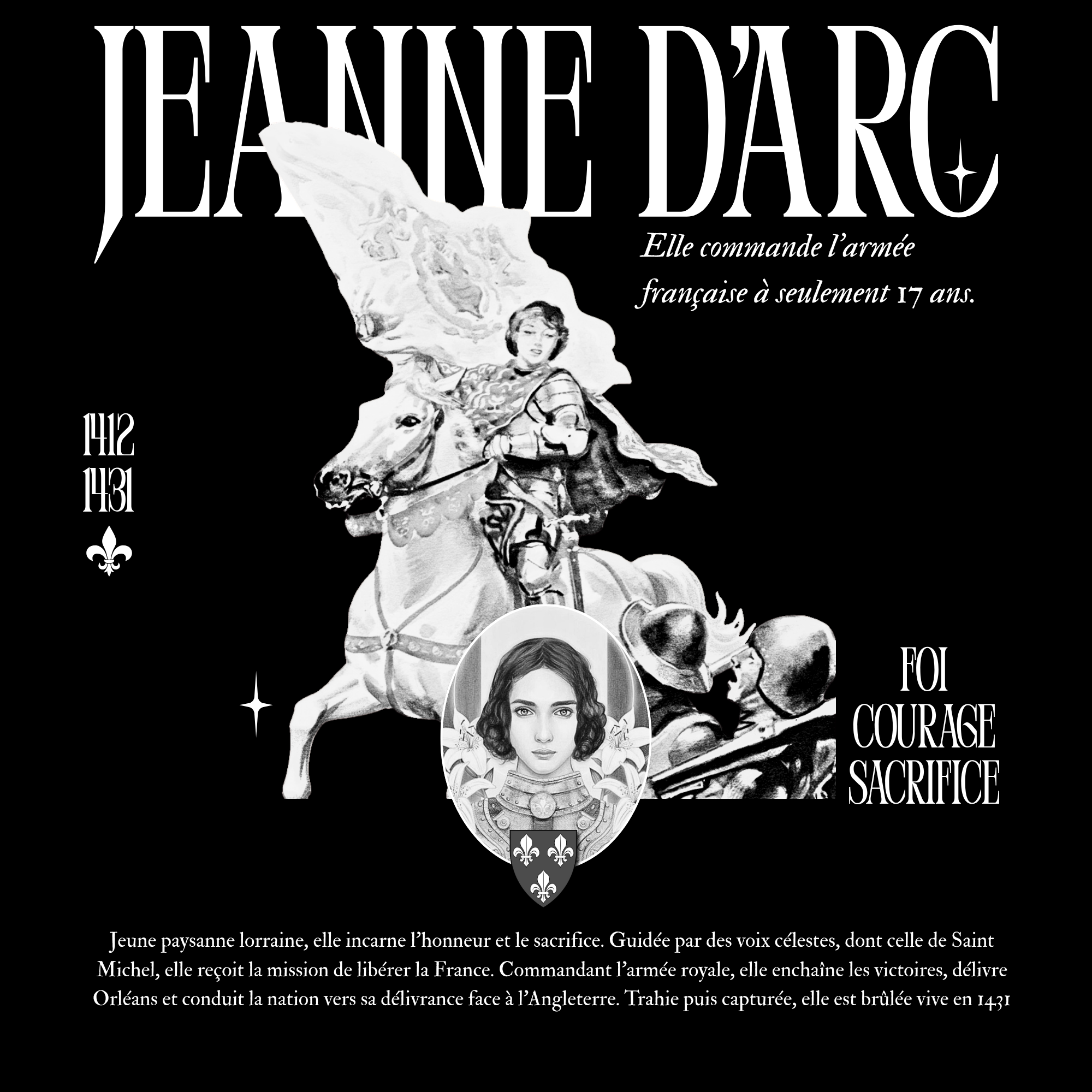 T-shirt Jeanne D'Arc : I